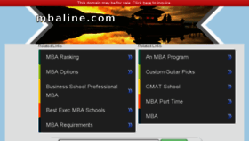 What Mbaline.com website looked like in 2018 (6 years ago)