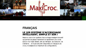 What Maxicroc.com website looked like in 2018 (6 years ago)