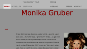 What Monika-gruber.de website looked like in 2018 (6 years ago)