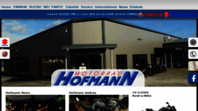 What Motorrad-hofmann.de website looked like in 2018 (6 years ago)
