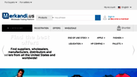 What Merkandi.us website looked like in 2018 (6 years ago)