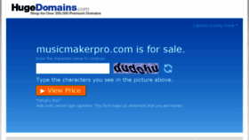 What Musicmakerpro.com website looked like in 2018 (6 years ago)