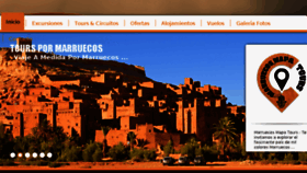 What Marruecosmapatours.com website looked like in 2018 (6 years ago)
