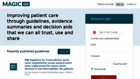 What Magicapp.org website looked like in 2018 (7 years ago)