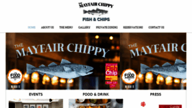 What Mayfairchippy.com website looked like in 2018 (6 years ago)