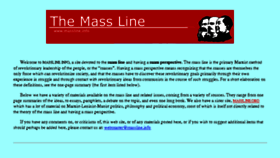 What Massline.info website looked like in 2018 (6 years ago)