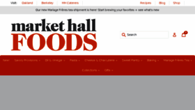What Markethallfoods.com website looked like in 2018 (6 years ago)