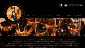 What Melbourneinternationalspiritscompetition.com website looked like in 2018 (6 years ago)