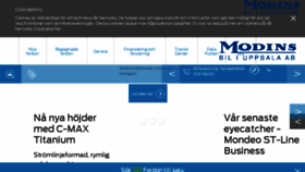 What Modinsbil.se website looked like in 2018 (6 years ago)