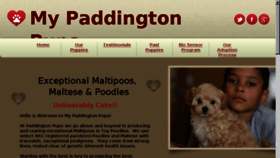 What Mypaddingtonpups.com website looked like in 2018 (6 years ago)