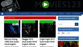 What Movies123.com.co website looked like in 2018 (6 years ago)