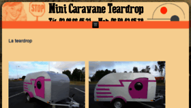 What Minicaravane-teardrop.com website looked like in 2018 (6 years ago)