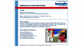 What Medienservice-konradin.de website looked like in 2018 (6 years ago)