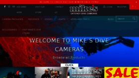 What Mikesdivecameras.com website looked like in 2018 (6 years ago)