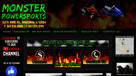 What Monsterpowersport.com website looked like in 2018 (6 years ago)