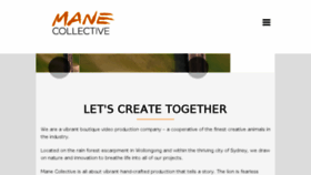 What Manecollective.com.au website looked like in 2018 (6 years ago)