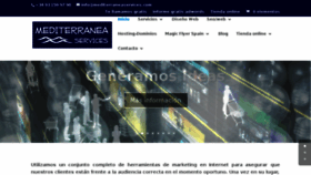 What Mediterraneaservices.com website looked like in 2018 (6 years ago)