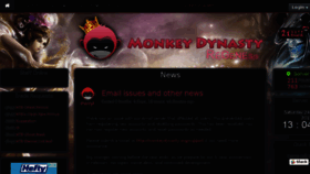 What Monkeydynasty.org website looked like in 2018 (6 years ago)