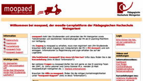 What Moopaed.de website looked like in 2018 (6 years ago)