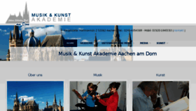 What Musikakademie-aachen.de website looked like in 2018 (6 years ago)