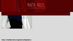 What Martaprozil.pt website looked like in 2018 (6 years ago)