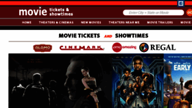 What Movieticketsandshowtimes.com website looked like in 2018 (6 years ago)