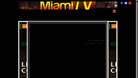 What Miamitv.es website looked like in 2018 (6 years ago)