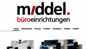 What Middel.de website looked like in 2018 (6 years ago)