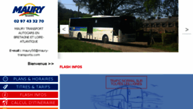 What Maury-transports.com website looked like in 2018 (6 years ago)