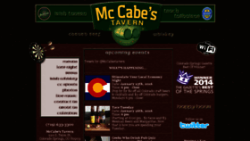 What Mccabestavern.com website looked like in 2018 (6 years ago)