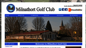 What Milnathortgolfclub.co.uk website looked like in 2018 (6 years ago)