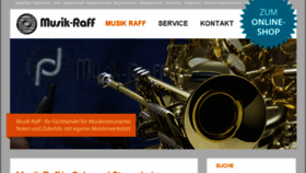 What Musik-raff.de website looked like in 2018 (6 years ago)