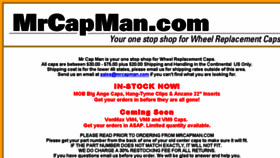 What Mrcapman.com website looked like in 2018 (6 years ago)