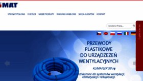 What Mat-plasty.pl website looked like in 2018 (6 years ago)
