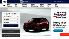 What Mcgovernhyundai.com website looked like in 2018 (6 years ago)