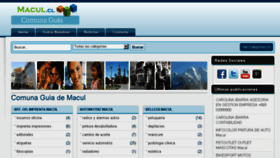 What Macul.cl website looked like in 2018 (6 years ago)