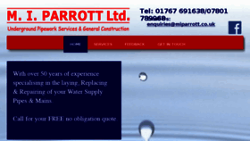 What Miparrott.co.uk website looked like in 2018 (6 years ago)