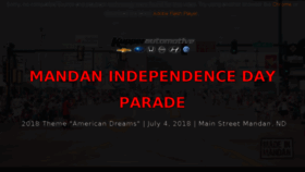 What Mandanparade.com website looked like in 2018 (6 years ago)