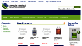 What Mensahmedicalstore.com website looked like in 2018 (6 years ago)
