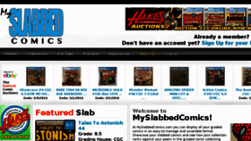 What Myslabbedcomics.com website looked like in 2018 (6 years ago)