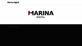 What Marinadigitalp.com website looked like in 2018 (6 years ago)