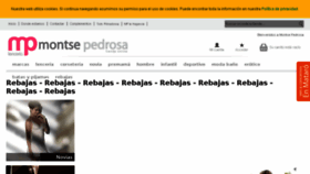 What Montsepedrosa.com website looked like in 2018 (6 years ago)