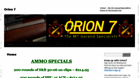 What M1garand.com website looked like in 2018 (6 years ago)