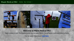 What Maplemedical.org.uk website looked like in 2018 (6 years ago)