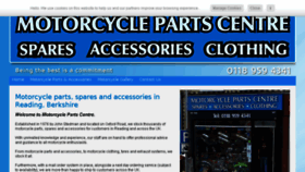 What Motorcyclepartscentre.co.uk website looked like in 2018 (6 years ago)