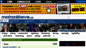 What Motozabava.cz website looked like in 2018 (6 years ago)