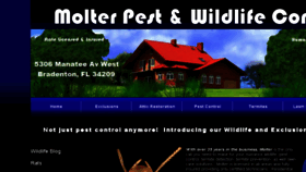 What Molterpestandwildlife.com website looked like in 2018 (6 years ago)