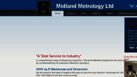 What Midland-metrology.co.uk website looked like in 2018 (6 years ago)