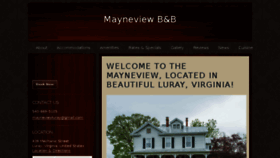 What Mayneview.com website looked like in 2018 (6 years ago)