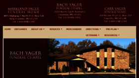 What Marklandyager.com website looked like in 2018 (6 years ago)
